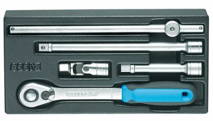 Afbeeldingen van GEDORE Dopsleutel-toebehorenset ½" 1500 ES-1993 U-20 in 1/3 ES module 5x