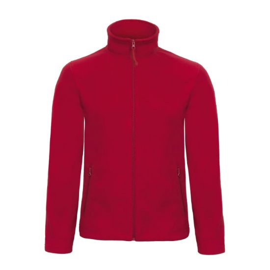 Afbeeldingen van B&C Fleece jas ID.501 5FUI50 rood XS