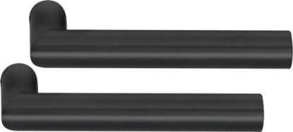 Afbeeldingen van OXLOC Deurkruk T-model RVS zwart 37-56MM