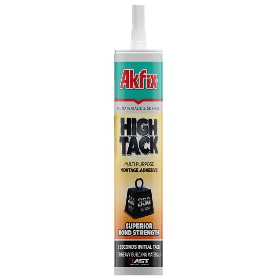 Afbeeldingen van AKFIX Lijmkit HighTack AST MS Polymeer zwart 290ML