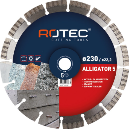 Afbeeldingen van ROTEC Diamantzaagblad TURBO 115X2,2X22,2MM