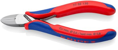 Afbeeldingen van KNIPEX Zijsnijtang elektro 7702130 DIN9654