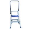 Afbeeldingen van ASC Dubbele trap 3 treden met beugel 0,75M stahoogte
