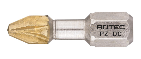 Afbeeldingen van ROTEC Torsionbit ¼" PRO PZ1 25MM C6,3 DIAMOND 10x