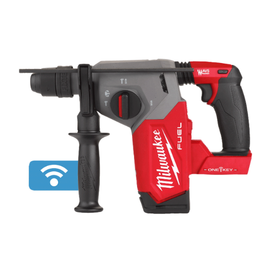 Afbeeldingen van MILWAUKEE Accu combihamer M18ONEFHX-0X ONE-KEY SDS-Plus 26MM met 4 standen en FIXTEC BODY