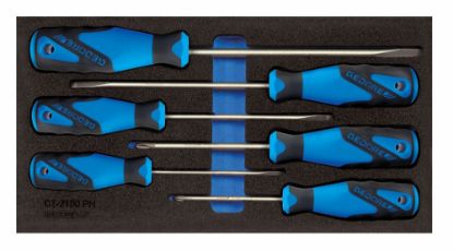 Afbeeldingen van GEDORE Schroevendraaierset 3-componenten 1500 CT1-2150 PH in CT module 6x