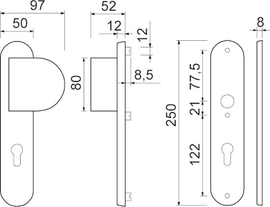Afbeeldingen van OXLOC Veiligheidslangschild
