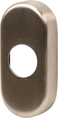 Afbeeldingen van OXLOC Raamkrukrozet ovaal RVS