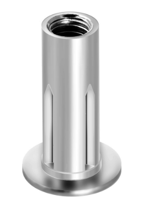 Afbeeldingen van Blindklinkmoer Q-Split open staal platkop M10 klembereik 5,0-8,0MM