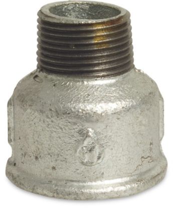 Afbeeldingen van PROFEC Soknippel nr.246 gietijzer VZ ¼"X⅛" binnendraad/buitendraad 25bar DVGW