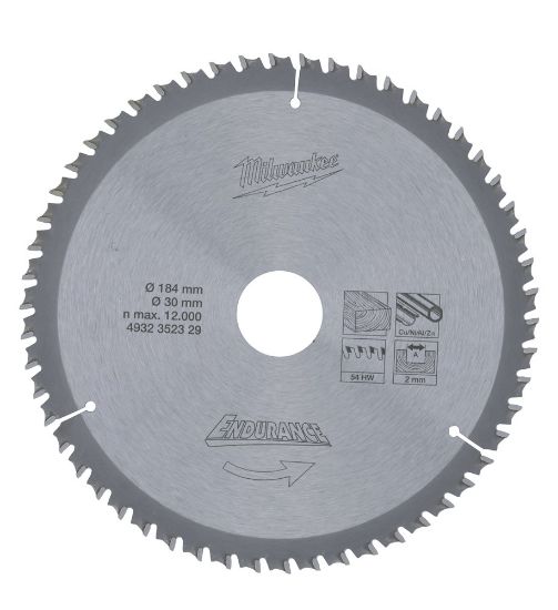 Afbeeldingen van CIRCULAR SAW BLADE CIRC S184X30XX54ZP1M