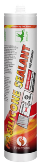 Afbeeldingen van ZWALUW Siliconenkit FP Silicone Sealant zwart 310ML