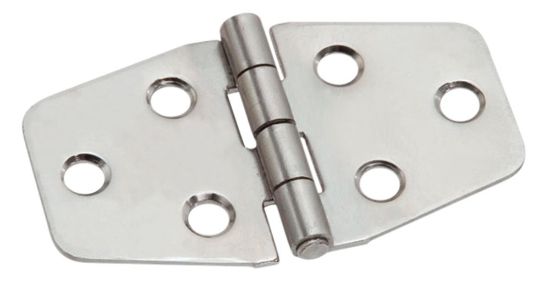 Afbeeldingen van Klepscharnier RVS vaste pen 40X70MM