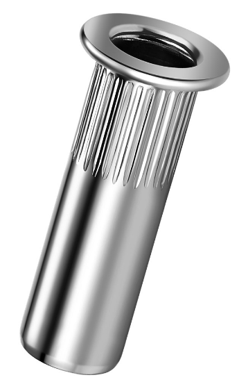 Afbeeldingen van Blindklinkmoer Q-nut RVS A2 platkop M8 klembereik 0,5-3,0MM