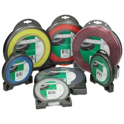 Afbeeldingen van HIKOKI Maaidraad geluidsarm 2,4MM oranje 15M 781044