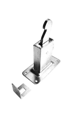 Afbeeldingen van DX Deurvastzetter wandmodel heavy duty staal VZ inclusief opvangoog