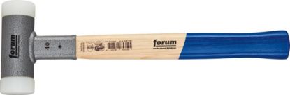 Afbeeldingen van FORUM Kunststofhamer RVS 25MM