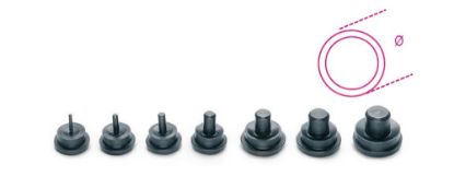 Afbeeldingen van BETA Stempels 351P 10MM t.b.v. felsapparaat 350