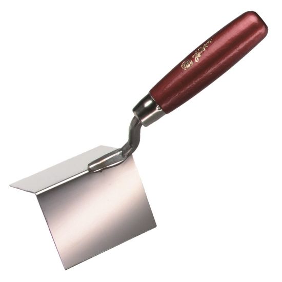 Afbeeldingen van MELKMEISJE Hoektroffel RVS 8MM radius buiten 80X60X60MM