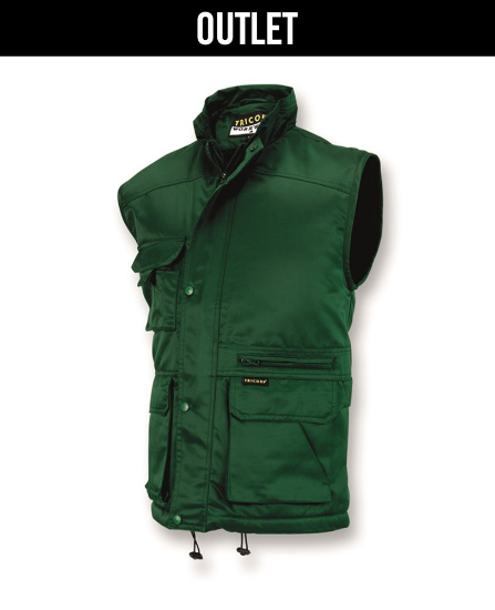 Afbeeldingen van TRICORP Bodywarmer industrie 402001 flessengroen 3XL