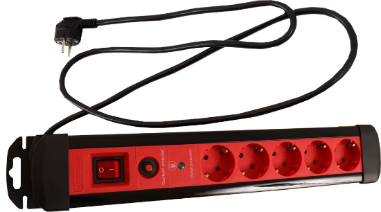 Afbeeldingen van KELFORT Stekkerdoos 5x 230V NY 1,5M 3X1,5