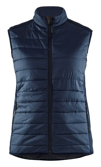Afbeeldingen van BLÅKLÄDER Bodywarmer gevoerd dames 3864 donker marineblauw 2XL