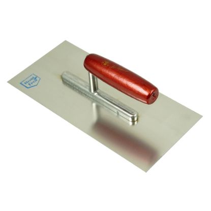 Afbeeldingen van MELKMEISJE Plakspaan RVS ronde greep 280X130X0,7MM