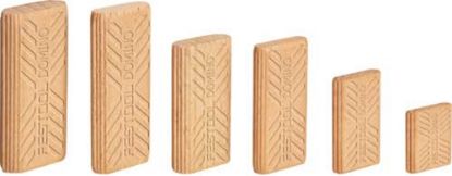 Afbeeldingen van FESTOOL Domino-stenen beuken D 10X50MM 510x t.b.v. DF700 & DF500