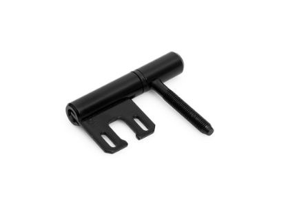 Afbeeldingen van DX Inboorpaumelle staal zwart 14MM ring NY zwart t.b.v. houten deuren & metalen inmetselkozijnen