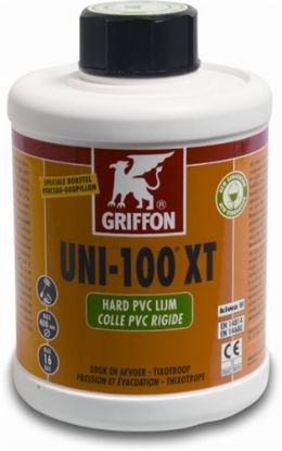 Afbeeldingen van GRIFFON PVC-lijm Uni-100XT THF vrij 0,125L KIWA 