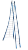 Afbeeldingen van ASC Opsteekladder Premium 2X16 treden 8,00M werkhoogte