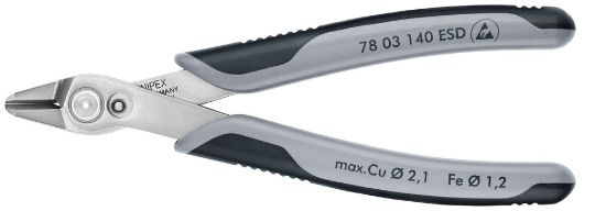 Afbeeldingen van KNIPEX Zijsnijtang elektro SK XL ESD 7803140ESD
