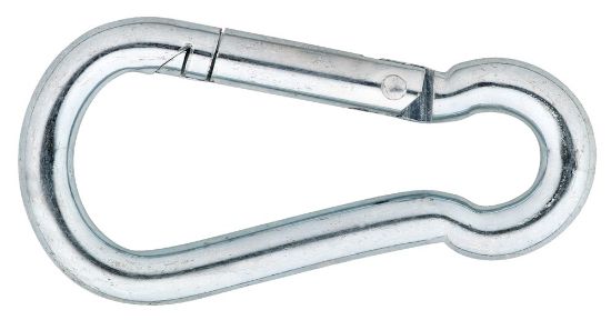 Afbeeldingen van DX Karabijnhaak A-kwaliteit C-DIN 5299 VZ 100X10MM