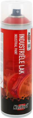 Afbeeldingen van KELFORT Industrie lak verkeersrood RAL 3020 500ML