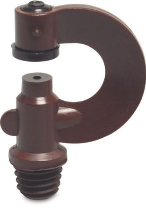 Afbeeldingen van VDL Boogsproeier 360° nylon blauw ⅜WW buitendraad 2,5MM