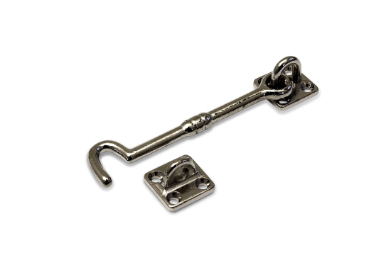 Afbeeldingen van Kajuithaak messing vernikkeld 200MM