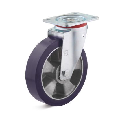 Afbeeldingen van Zwenkwiel 200mm, 600kg middelzwaar