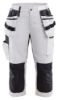 Afbeeldingen van BLÅKLÄDER Schilderspiraatbroek dames met stretch X1900 7109 wit/zwart C44