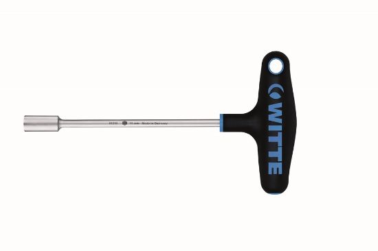 Afbeeldingen van WITTE Dopschroevendraaier PRO T-greep 6,0MM