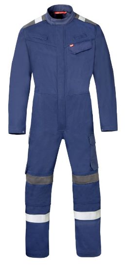Afbeeldingen van HAVEP Overall Force+ 20335 indigo blauw/charcoal 56