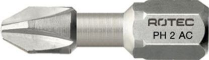Afbeeldingen van ROTEC Torsionbit ¼" PRO PH1 25MM C6,3 RVS 10x