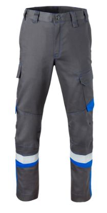 Afbeeldingen van HAVEP Werkbroek dames 5safety Image + 80517 charcoal/korenblauw D36
