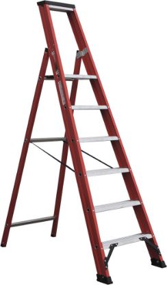 Afbeeldingen van KELFORT Plateautrap ALU/rood