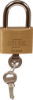 Afbeeldingen van OXLOC Cilinderhangslot EV messing laag 50MM KD50