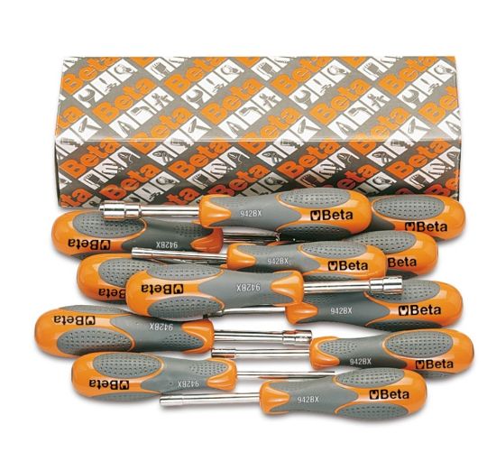 Afbeeldingen van BETA Dopschroevendraaierset lang 943BX/S12 12x