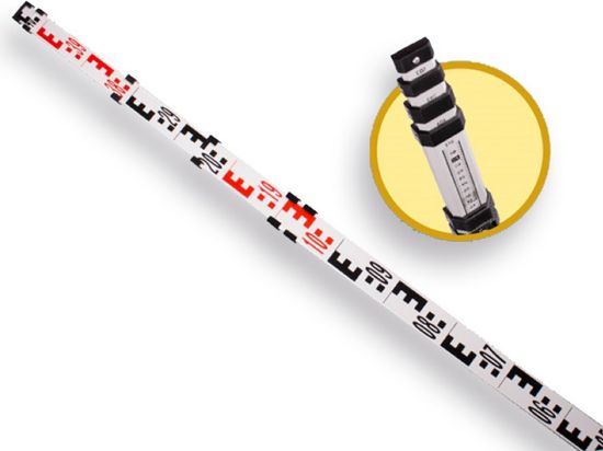 Afbeeldingen van NESTLE Nivelleermeter telescopisch van 1,24-5,00M