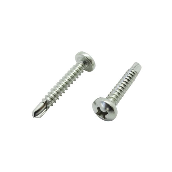 Afbeeldingen van Zelfborende plaatschroef met bolcilinderkop PH DIN7504N RVS A2 4,2X25MM