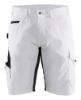Afbeeldingen van BLÅKLÄDER Schildersshort met stretch 1094 wit/donkergrijs C48