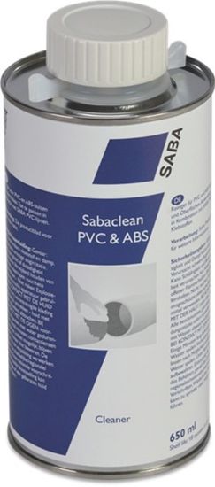 Afbeeldingen van SABA Reiniger Sabaclean PVC & ABS 0,65L