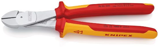 Afbeeldingen van KNIPEX Kracht-zijsnijtang 7406250 DIN5749 DIN60900